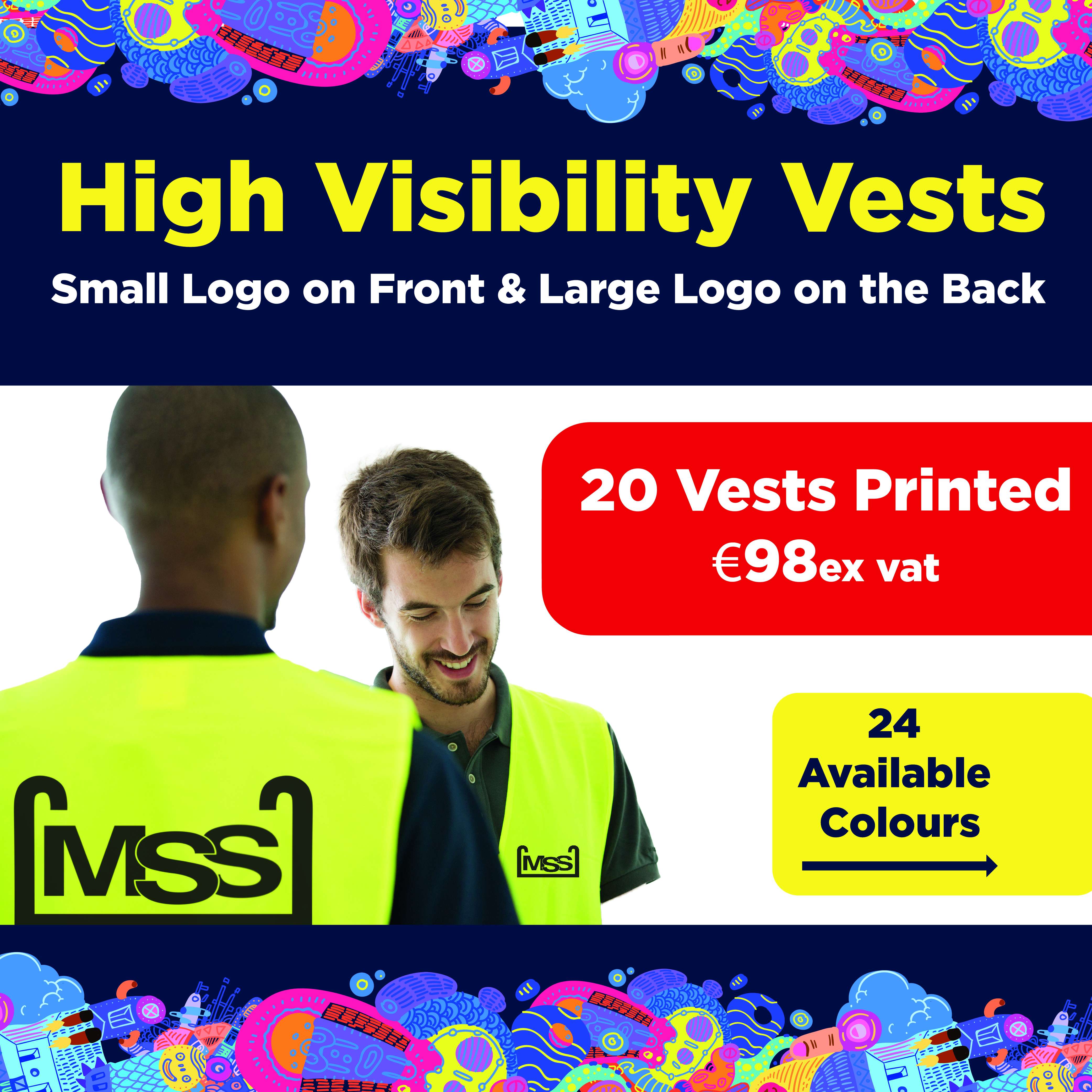 High Vis Vest Printing